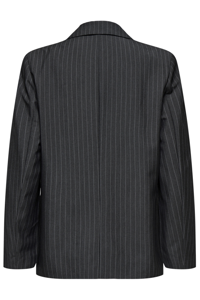 ONLNISA LIFE L/S PINST OVS BLAZER C 15351122 Dark Grey Melan/W. ULTIMAT